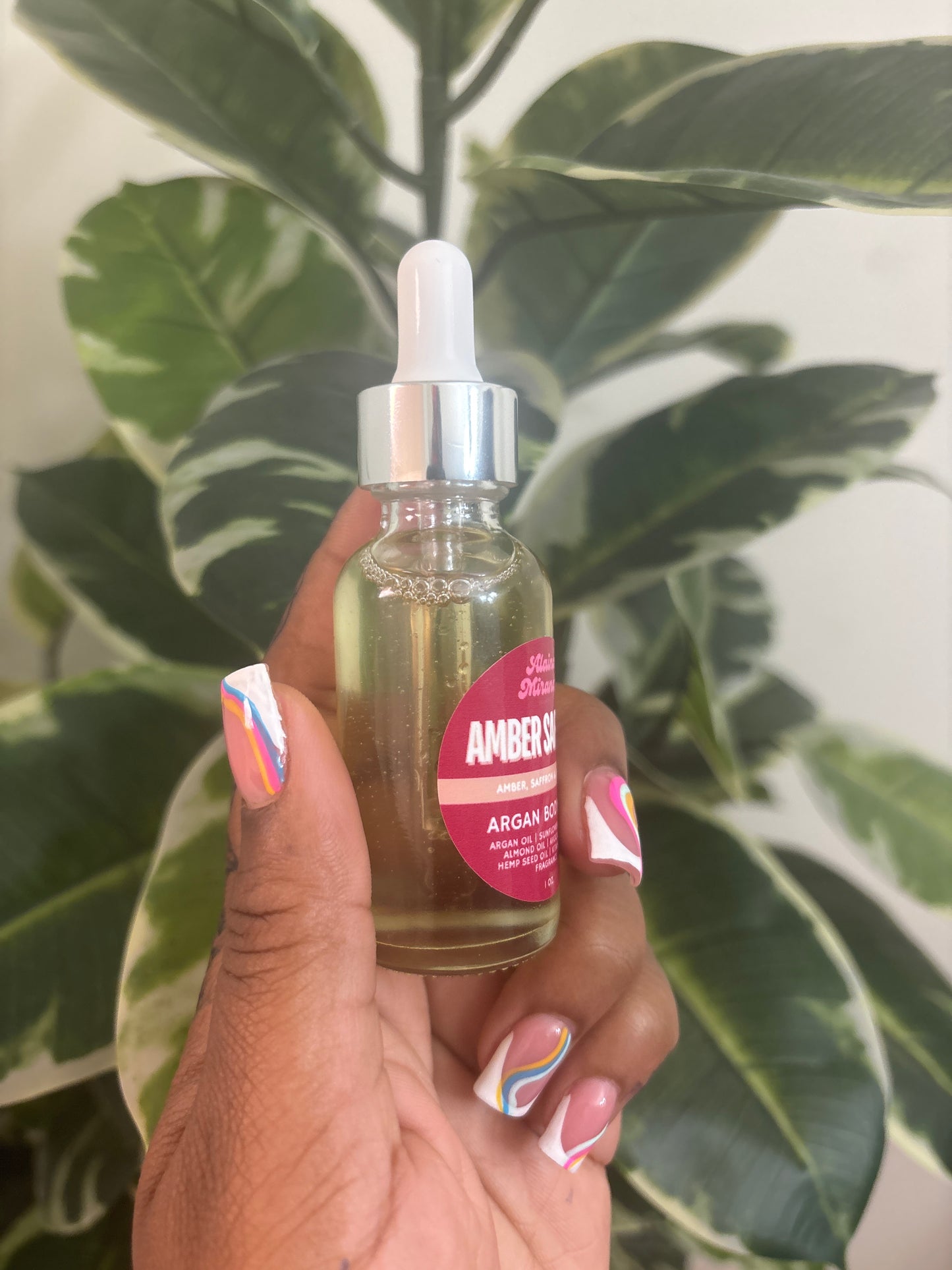 Amber Saffron Argan Body Oil