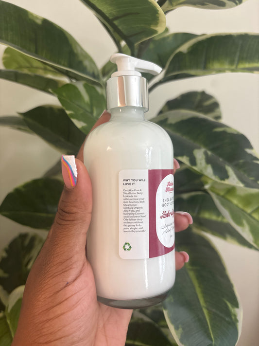 Amber Saffron Shea Butter Body Lotion Infused with Aloe Vera