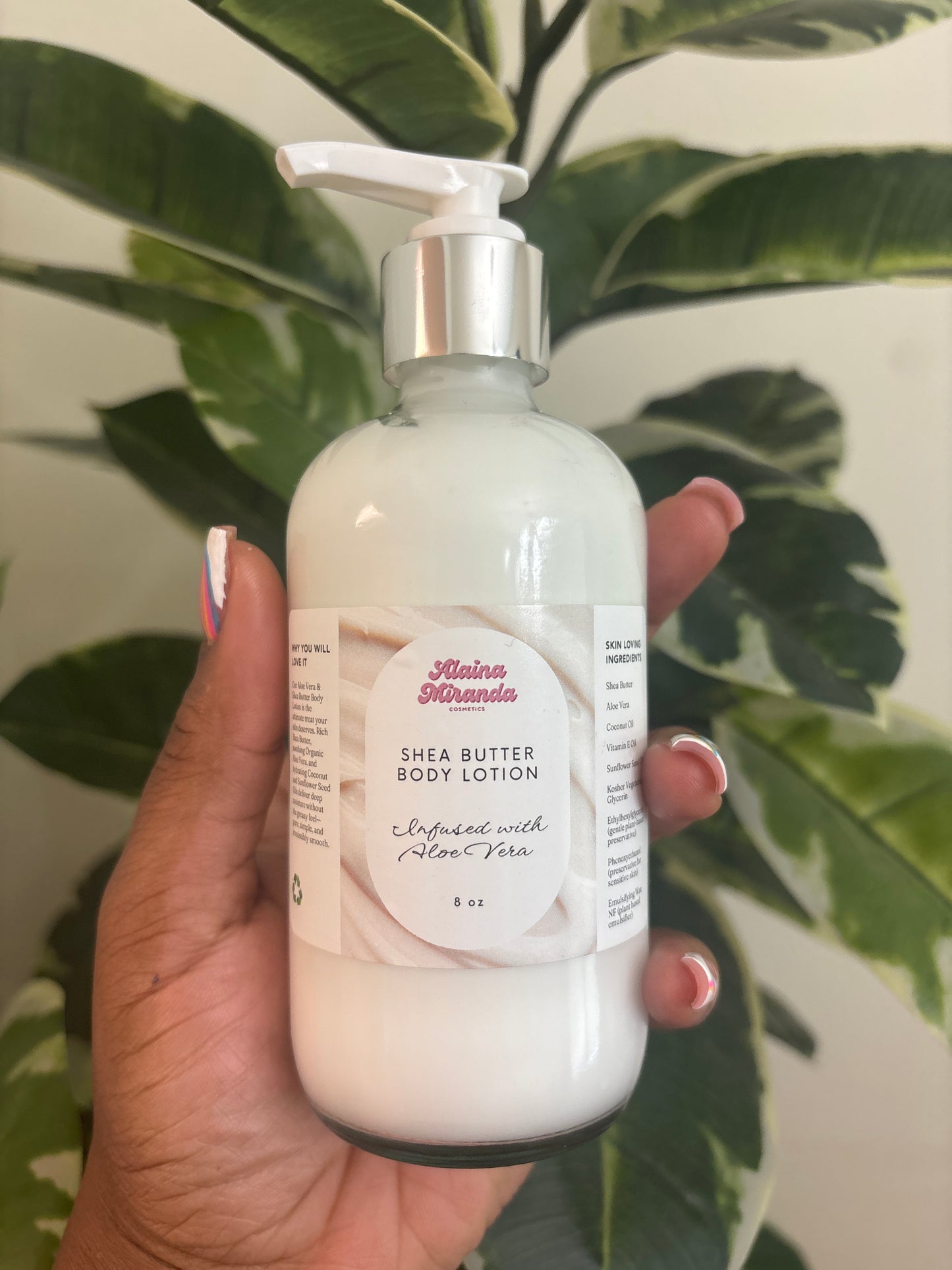 Fragrance Free Shea Butter Body Lotion Infused with Aloe Vera
