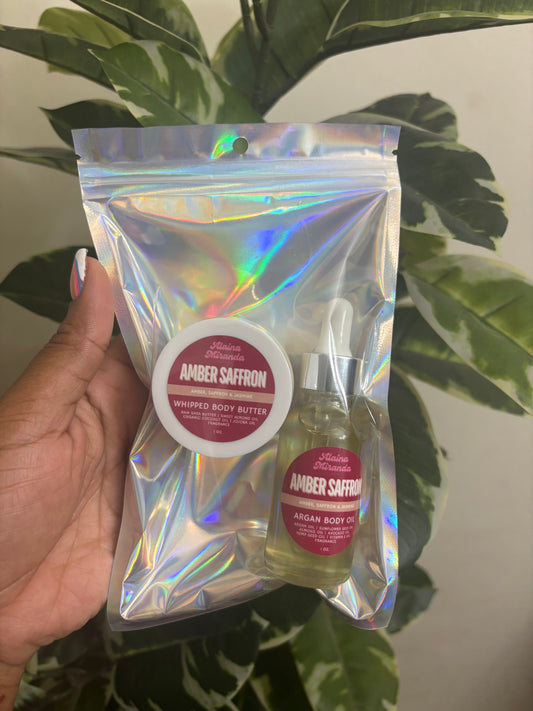 Amber Saffron Mini Glow Set