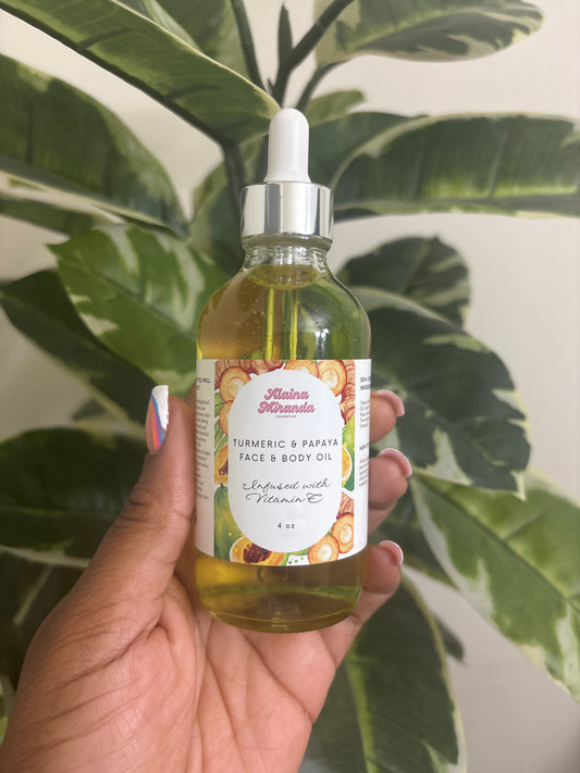 Turmeric and Papaya Face & Body Oil
