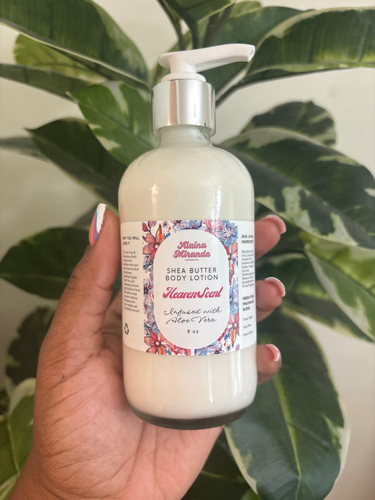 Heaven Scent Shea Butter Body Lotion Infused with Aloe Vera